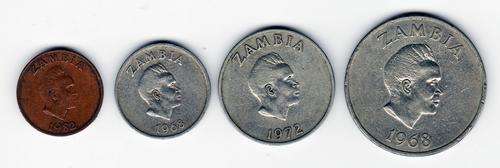Zambia 4 Coin Set