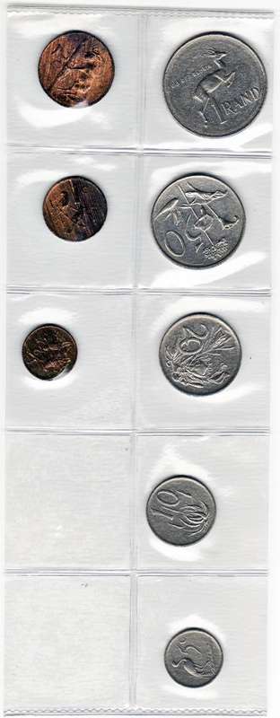 1977 RSA Coin Set in Coin Album Page