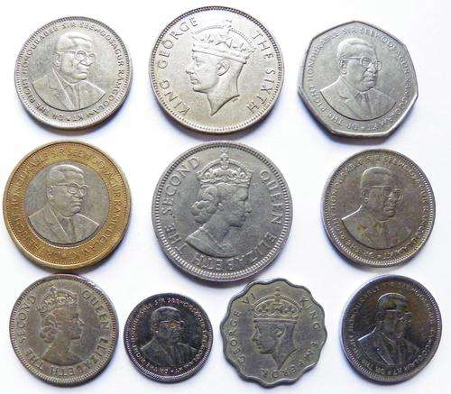 Mauritius 10 Mixed Coins
