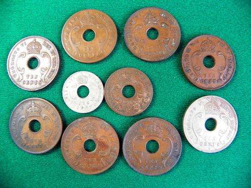 East Africa 10 Mixed Coins