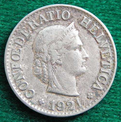 Switzerland 1921 10 Rappen