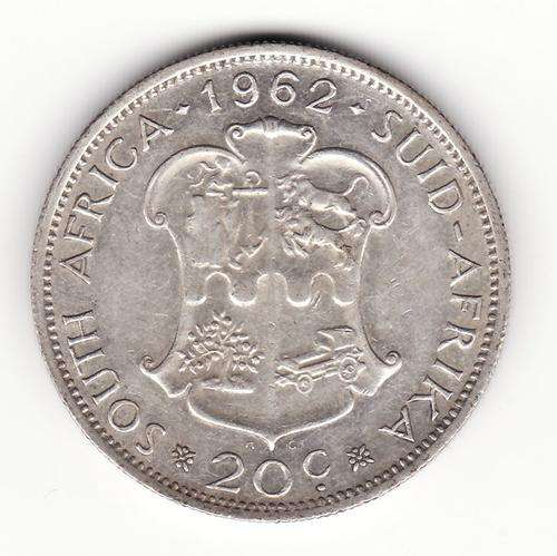 RSA First Decimal 1962 20 Cents