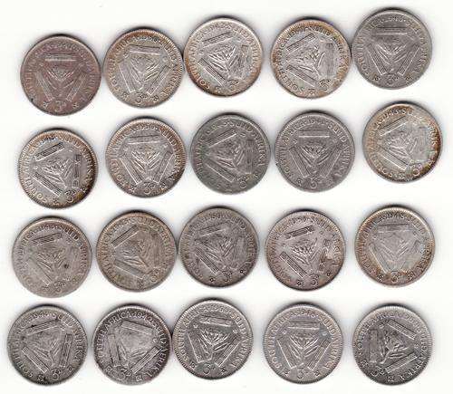20 x .80 Silver SAU Tickey's .80 Silver with Duplicates