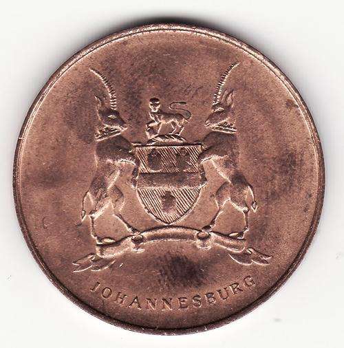 Republic of South Africa 1961 to 1966 Johannesburg 5 Years Medallion