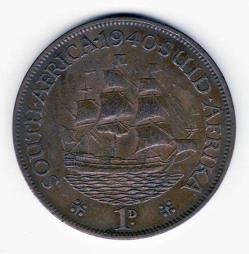 SAU 1940 1 Penny With Dot After Date