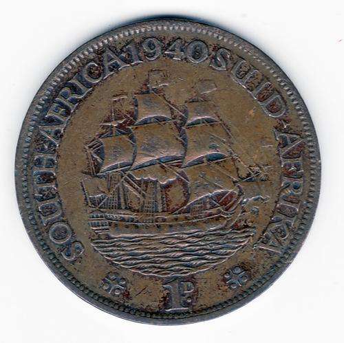 SAU 1940 1 Penny No Dot After Date