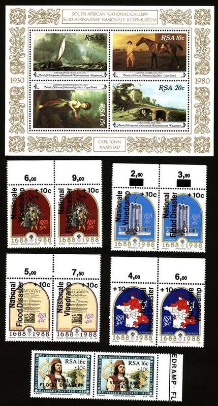 11 x Large RSA First Day Covers some without Stamps or Cancellation Marks, Mini Sheets and UMM Stamp