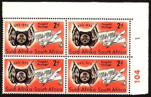 Control Block SACC 148 Centenary of Orange Free State UMM