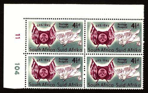 Control Block SACC 149 Centenary of Orange Free State UMM