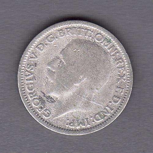 Great Britain 1928 6 Pence .50 Silver