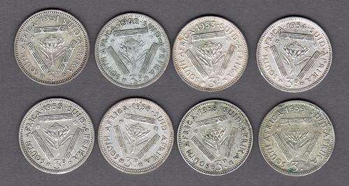 SAU 1951 to 1959 Tickeys No 1957 in this set .50 Silver