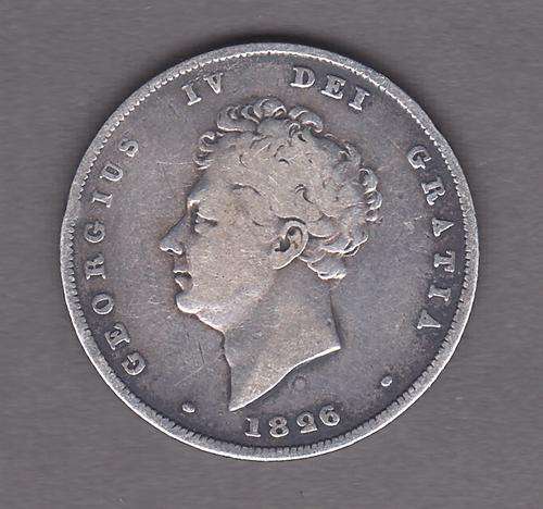 Nice Great Britain 1826 Georgivs IV 1 Shilling .925 Silver