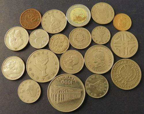 19 Mixed World Coins