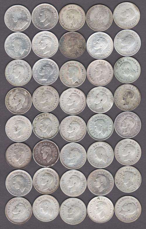 SAU 40 x .80 Silver Tickeys from the 30s