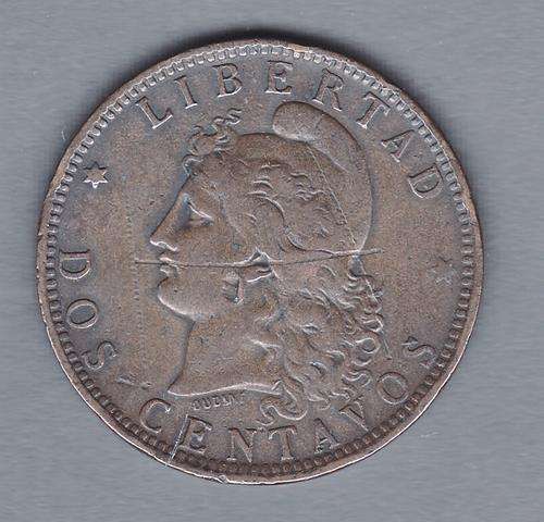 Argentina 1891 2 Centavos