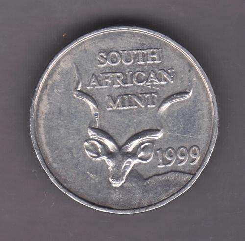 South African Mint 1999 Coin World Token