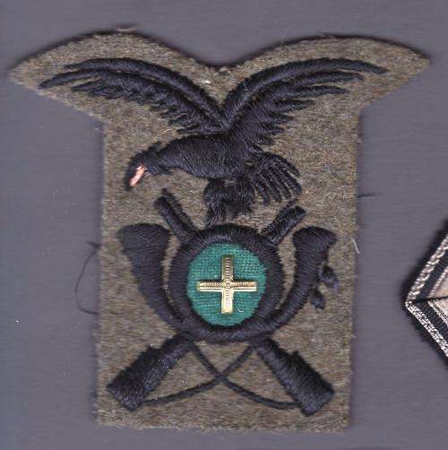 Rare WWII Italian Officer Alpini Cap Badge (Cappello)