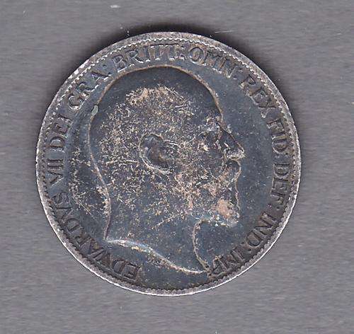 Great Britain 1904 6 Pence .925 Silver  CW 2.75 Grams CV R70 F or R250 VF