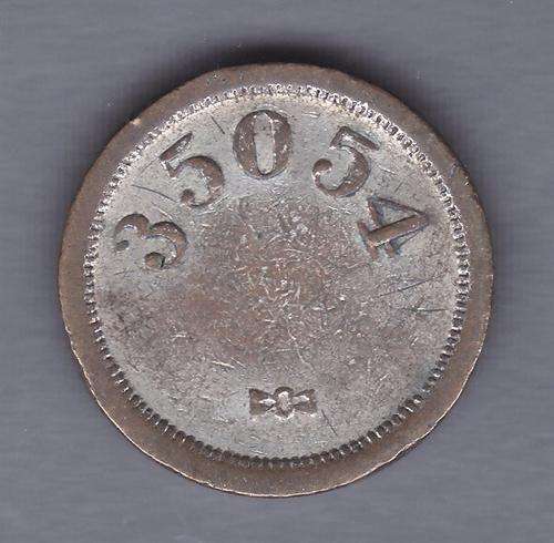 USA Vens Token- Coupon 35054 1920 Circulation 21mm Diameter 4.5 g