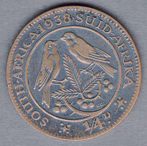 SAU 1938 Farthing Only 51 292 Minted