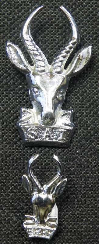 South African Infantry Beret and One Shoulder Badge