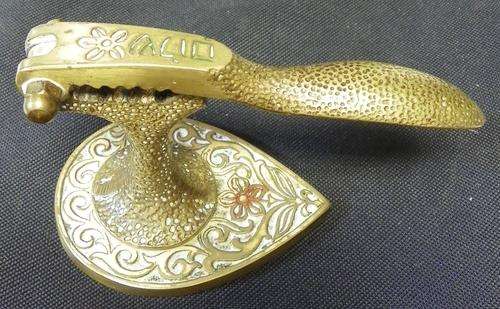 Brass Nutcracker Made in Israel Tamara