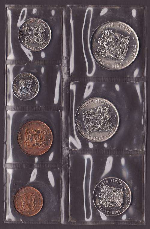 RSA 1984 Mint Pack 1 cent to R1. Only 13 875 Minted