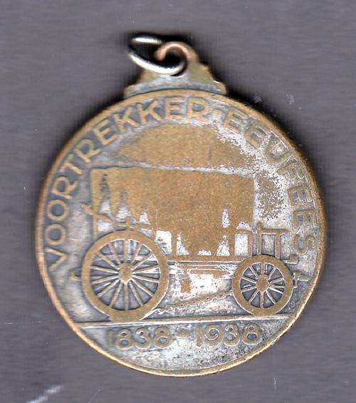 1838 - 1938 Voortrekker Eeufees - Centenary Medallion 15 mm Diameter