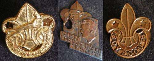 3 x Old Scouts Badges. The 1931 Badge might not be a Scout Badge