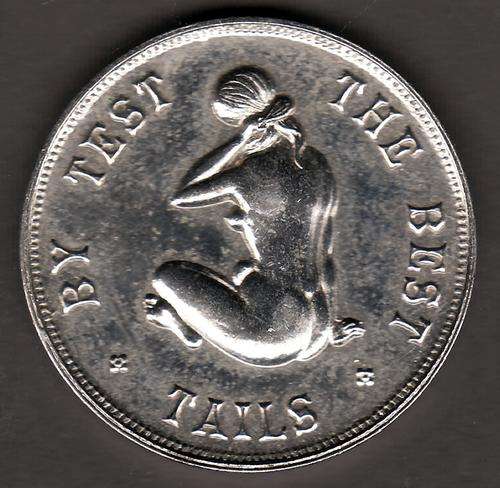 Parthenon Paints 1889 to 1953 Heads and Tails Token 32 mm Diameter