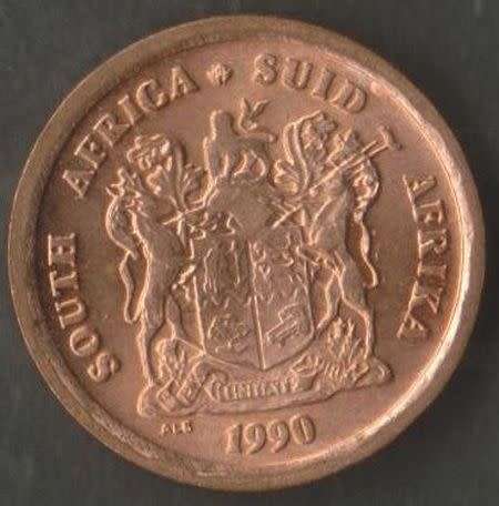 SOUTH AFRICA MINT ERRORS 1 CENT "EXTRA LEAVES" 2 CENT "FALLING FEATHER" -UNC