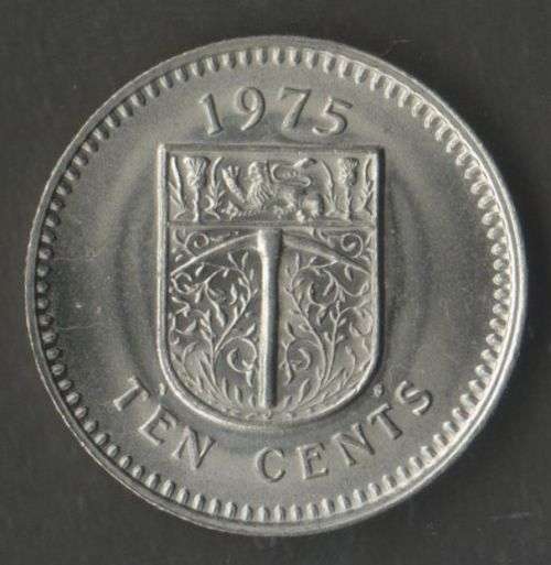 RHODESIA MINT ERRORS ROTATED DIE 1/2 CENT x 2 COINS(Circulated) AND TEN CENTS COIN(UNC)