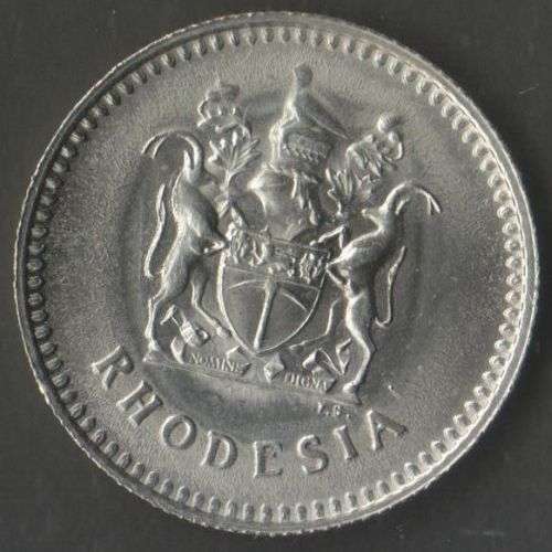 RHODESIA MINT ERRORS ROTATED DIE 1/2 CENT x 2 COINS(Circulated) AND TEN CENTS COIN(UNC)