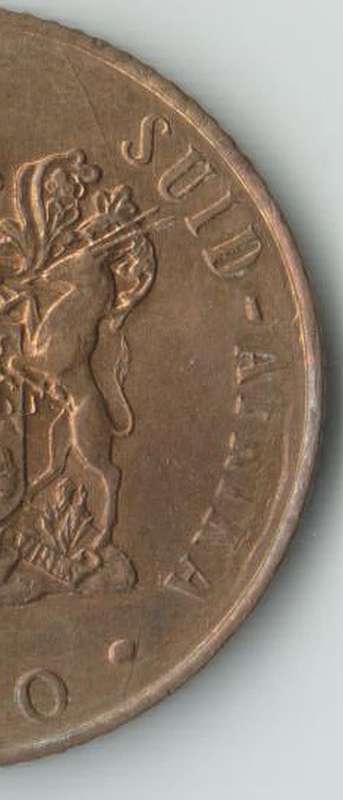 SOUTH AFRICA MINT ERROR 1990 2 CENTS x 2 BOTH WITH PART MISSING LEGENDS