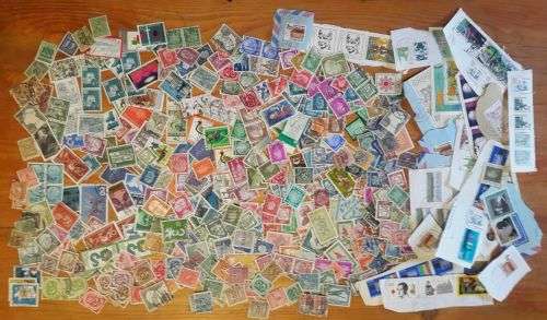 HUGE EUROPEAN STAMP LOT +/- 2000 STAMPS ! incl GERMANY, FRANCE, SWEDEN, SWITZERLAND etc -LOOK