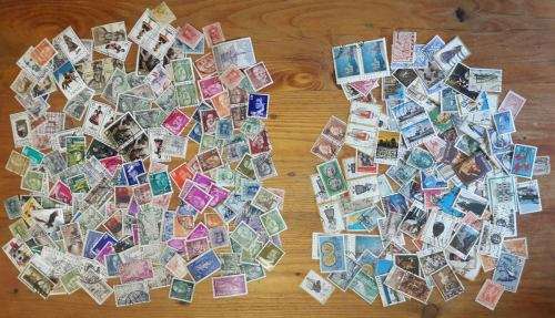 HUGE EUROPEAN STAMP LOT +/- 2000 STAMPS ! incl GERMANY, FRANCE, SWEDEN, SWITZERLAND etc -LOOK
