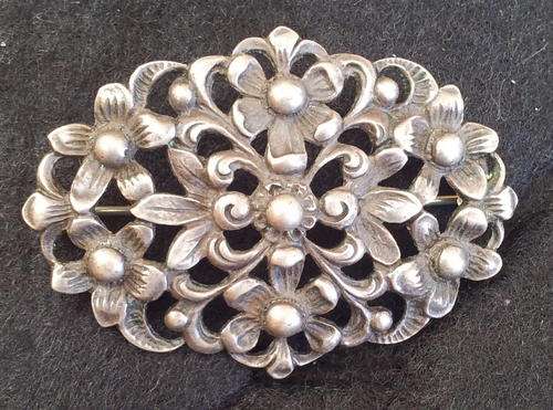 800 SILVER BROOCH POSSIBLY RUSSIAN