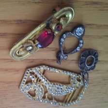 CONVOLUTE OF 4 BOHEMIAN FINDINGS