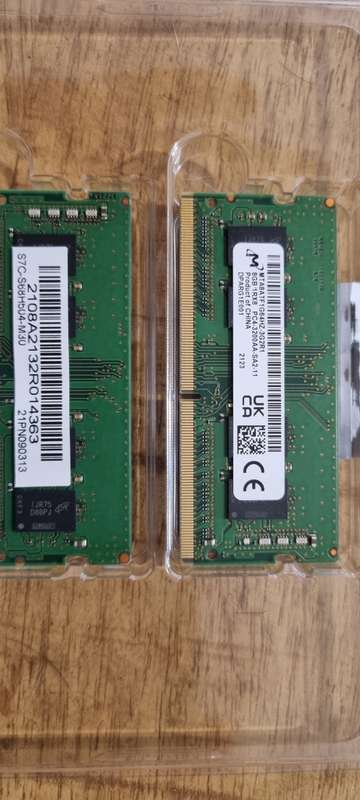Micron 16GB (2x8GB Paired) 3200MHz DDR4 Laptop Memory Kit of 2