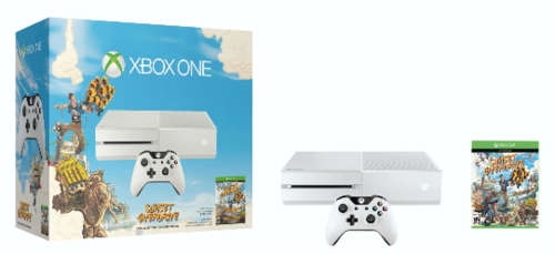 Xbox White Console with Sunset Overdrive