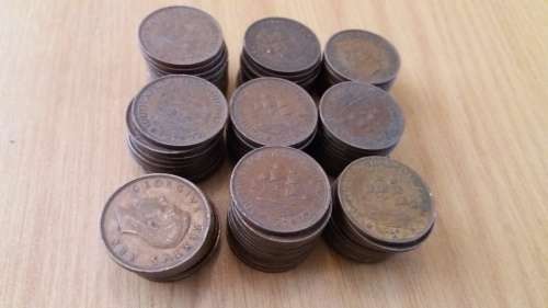 ** 98X Union Of South Africa Half Pennys. Bid Per Coin To Take All 98. **