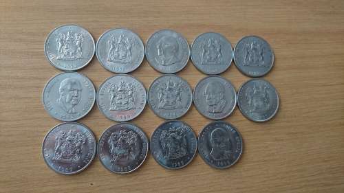 Complete Set Of Nickel R1 Coins. 1977 - 1990. Bid Per Coin To Take All