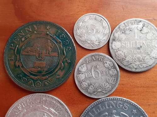 **** Rare 1894 Coin Set with rare One Penny ****