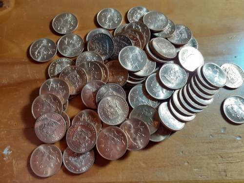 ** Beautiful 70 X Full Lusture 1970 Half Cent Coins. WoW. Bid Per Coin **