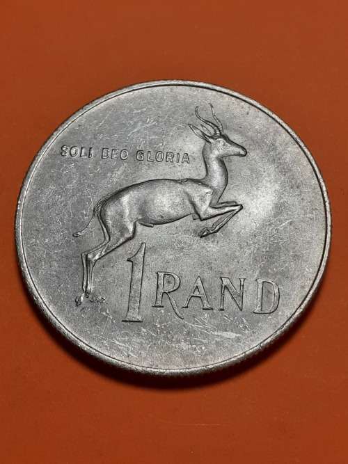 Nice 1967 English Silver One Rand. Bid Or Buy Now