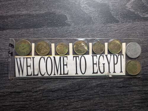 Welcome To Egypt Coin And Stamp Set