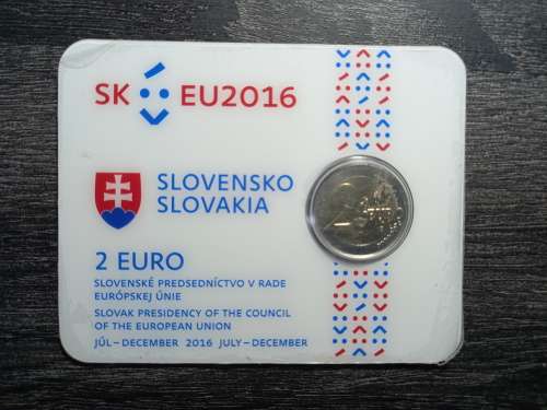 2016 Slovakia 2 Euro Unc Coin