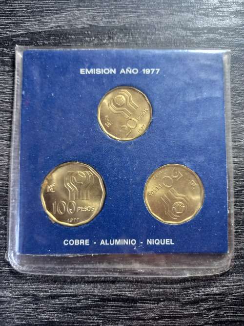 1978 Argentina Soccer World Cup Coin Set. Very Nice