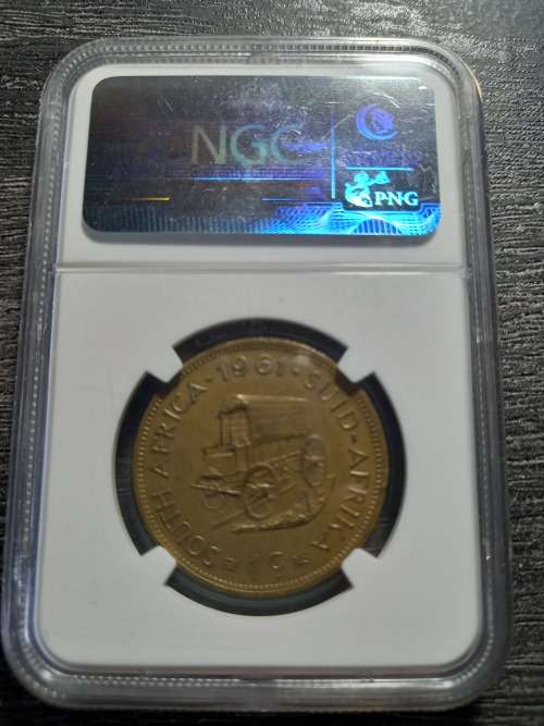 NGC Graded 1961 1C. AU55