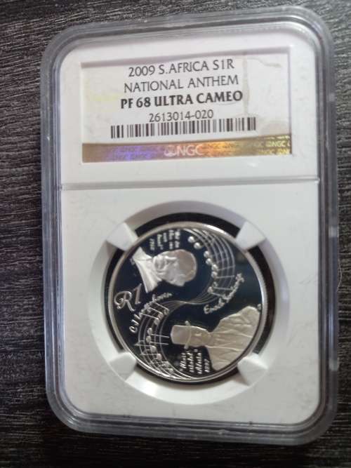 RARE 2009 Silver National Anthem R1 - Mintage Only 1725. High Grade